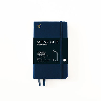 Leuchtturm Monocle Hardcover A6 Notebook Dot-Grid - Navy