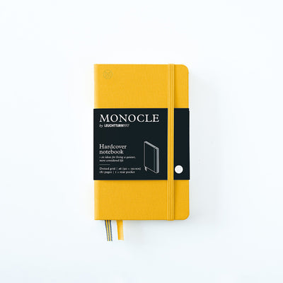Leuchtturm Monocle Hardcover A6 Notebook Dot-Grid - Yellow