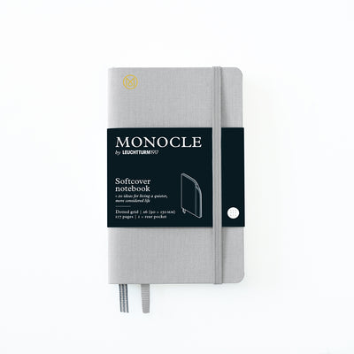 Leuchtturm Monocle Softcover A6 Notebook Dot-Grid - Light Grey