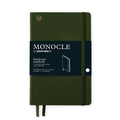 Leuchtturm Monocle Hardcover B6+ Notebook Dot-Grid - Olive