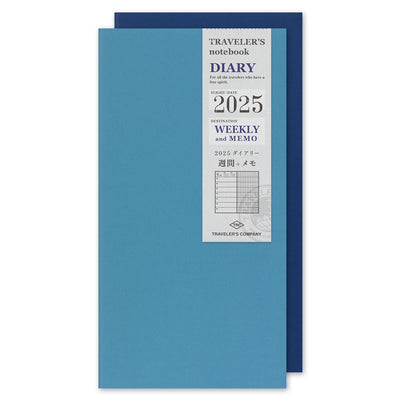 Traveler's Notebook 2025 Weekly+Memo Planner, Regular Size