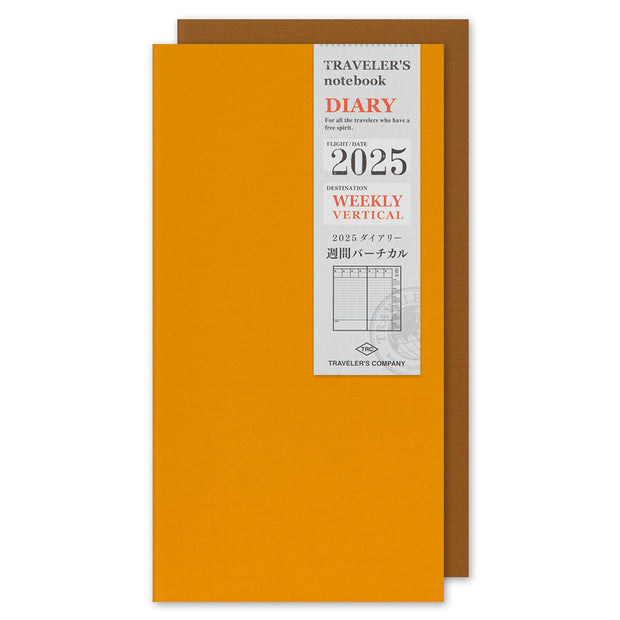 Traveler's Notebook 2025 Weekly Vertical Planner, Regular Size