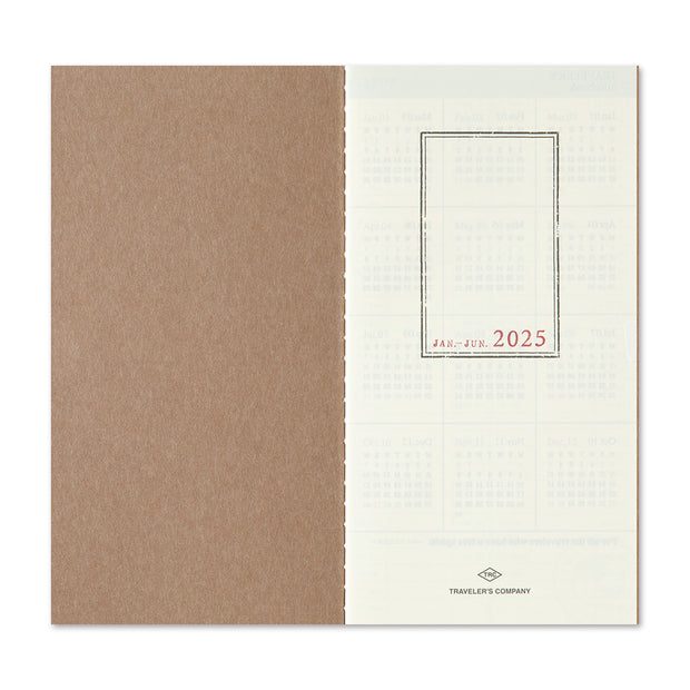 Traveler's Notebook 2025 Weekly Vertical Planner, Regular Size