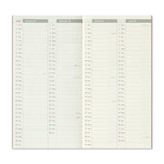 Traveler's Notebook 2025 Weekly Vertical Planner, Regular Size