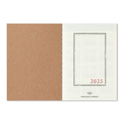 Traveler's Notebook 2025 Monthly Planner , Passport Size