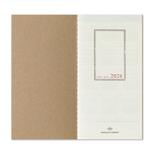 TRAVELER'S notebook Refill 2026 Weekly + Memo