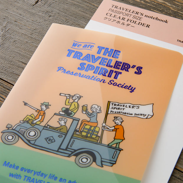 TRAVELER'S notebook Clear Folder 2026, Passport Size