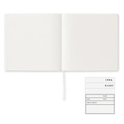 MD Notebook Cotton,  A5 Square, Blank