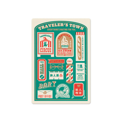 Traveler's Notebook 2024 Plastic Sheet, Passport Size