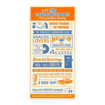 TRAVELER'S notebook Plastic Sheet 2026, Regular Size