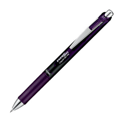 Pentel EnerGel Gel Roller, Bordeaux-Black - 0.7 mm