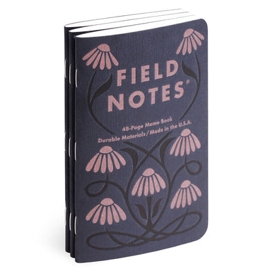 Field Notes, Fall Flowers Memo Books - Set of 3