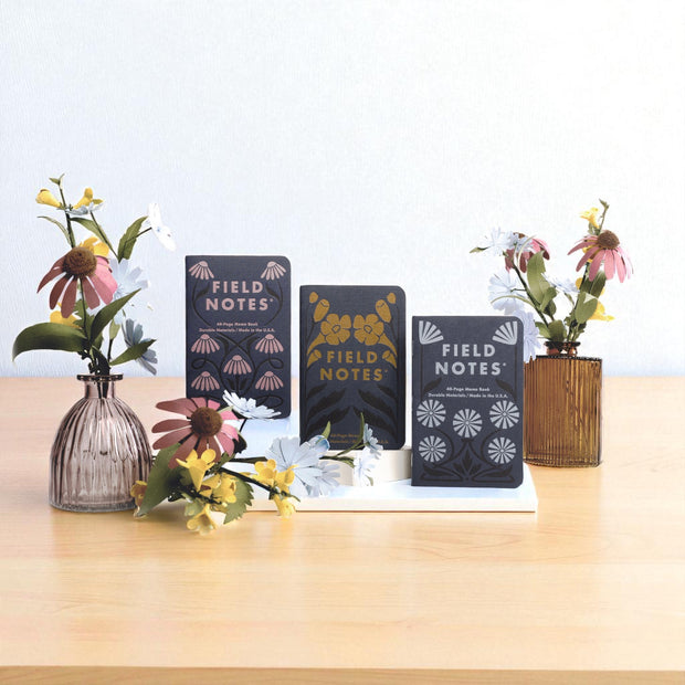 Field Notes, Fall Flowers Memo Books - Set of 3