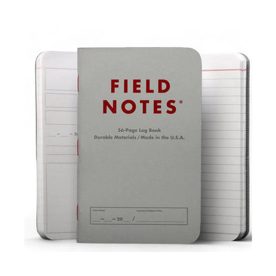 Field Notes, Index , Log Book Memo Books - Set of 2