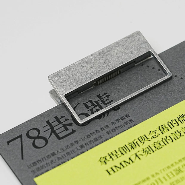 HMM Aluminum Clips, Raw - Set of 2