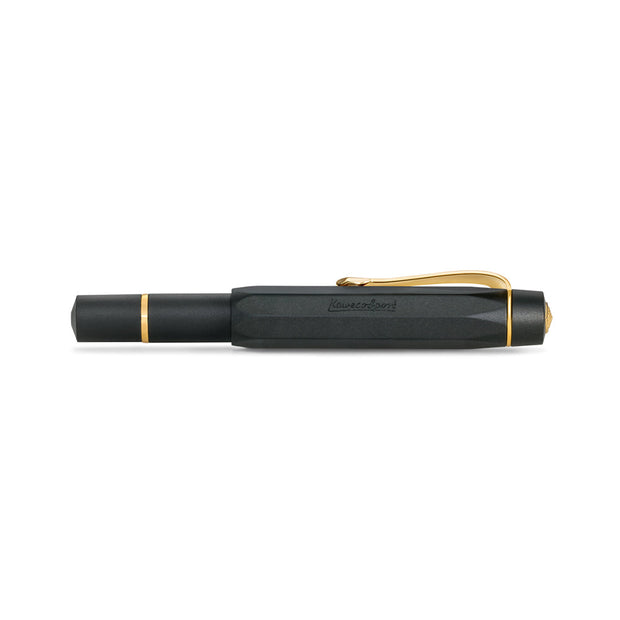 Kaweco Piston Sport AL Fountain Pen, Black - F (Fine)