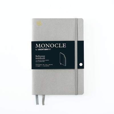 Leuchtturm Monocle Softcover B6+ Notebook Dot-Grid - Light Grey