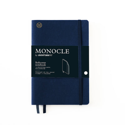 Leuchtturm Monocle Softcover B6+ Notebook Dot-Grid - Navy