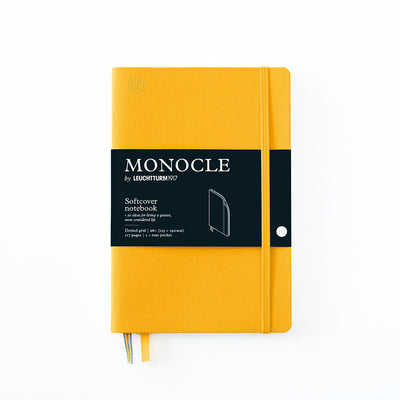 Leuchtturm Monocle Softcover B6+ Notebook Dot-Grid - Yellow