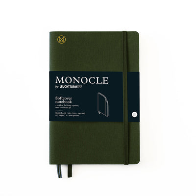 Leuchtturm Monocle Softcover B6+ Notebook Dot-Grid - Olive