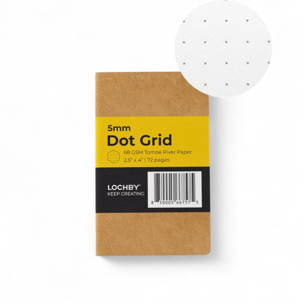 LOCHBY A7 Refill, Dot-Grid. Pack of 4