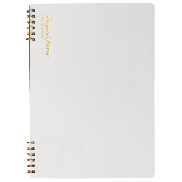 Logical Prime W Ring Notebook B5, White - Blank