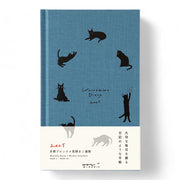 Midori Diary 2025 , Cat - Navy Blue