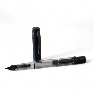 Monteverde MP1 Lock-it Piston Fountain Pen, Black - EF (Extra Fine)