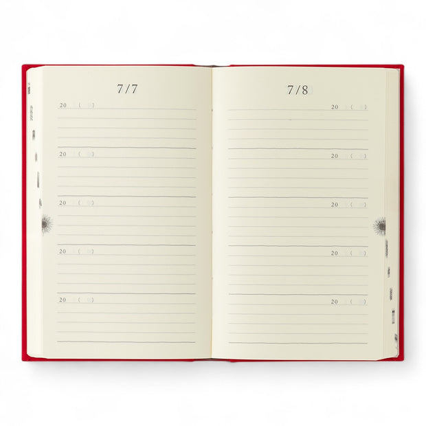 Midori 5 Year Diary - Red
