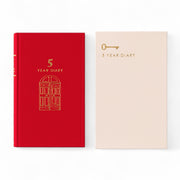 Midori 5 Year Diary - Red