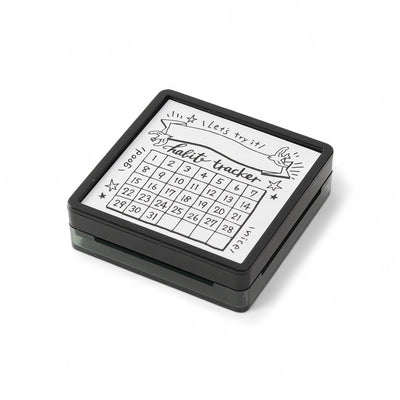 Midori Pre-inked Stamp - Habit Tracker