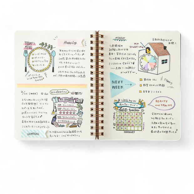 Midori Pre-inked Stamp - Habit Tracker