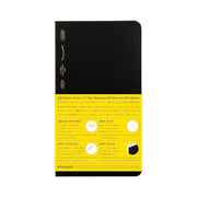 Stalogy 1/2 Year Notebook, B6 slim, Black - Grid