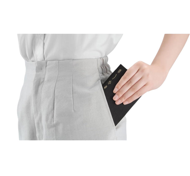 Stalogy 1/2 Year Notebook, B6 slim, Black - Grid