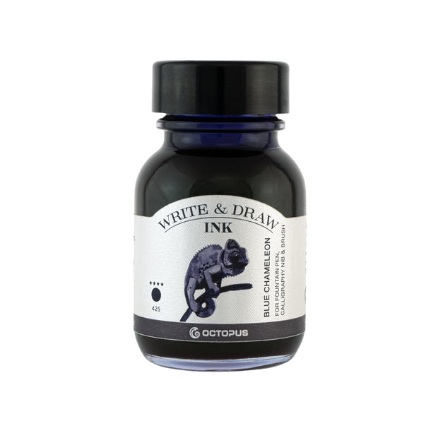 Octopus Write and Draw Ink, 50ml. - Blue Chameleon