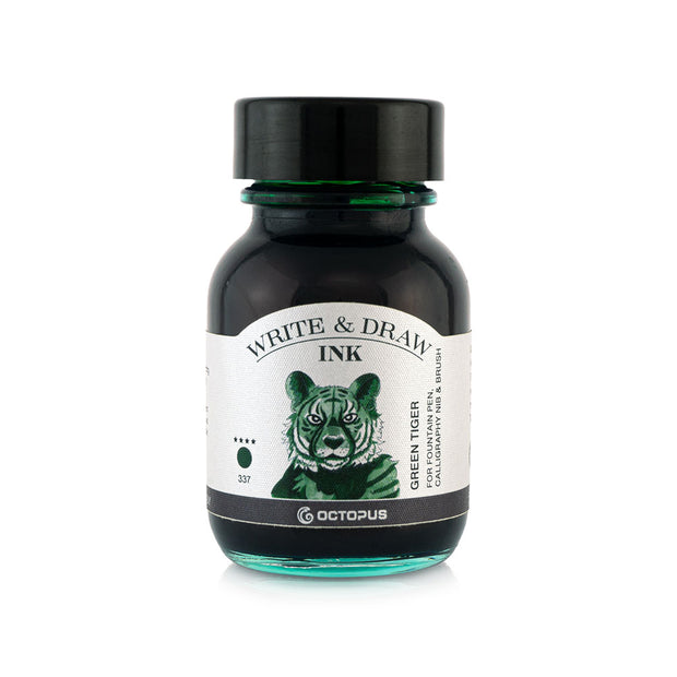 Octopus Write and Draw Ink, 50ml. - Green Tiger