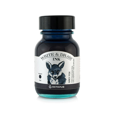 Octopus Write and Draw Ink, 50ml. - Grey Fox