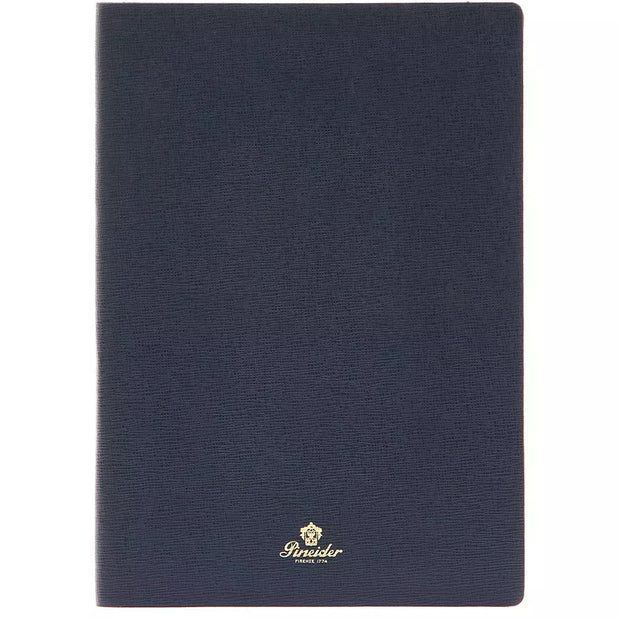 Pineider Milano Notebook, Medium - Midnight Black