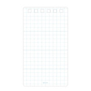 Midori Diamond Memo Book, Grid, Small - Blue