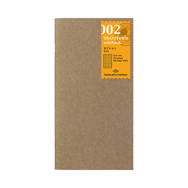 Traveler´s Notebook Refill 002 (Grid Notebook) for Regular Size