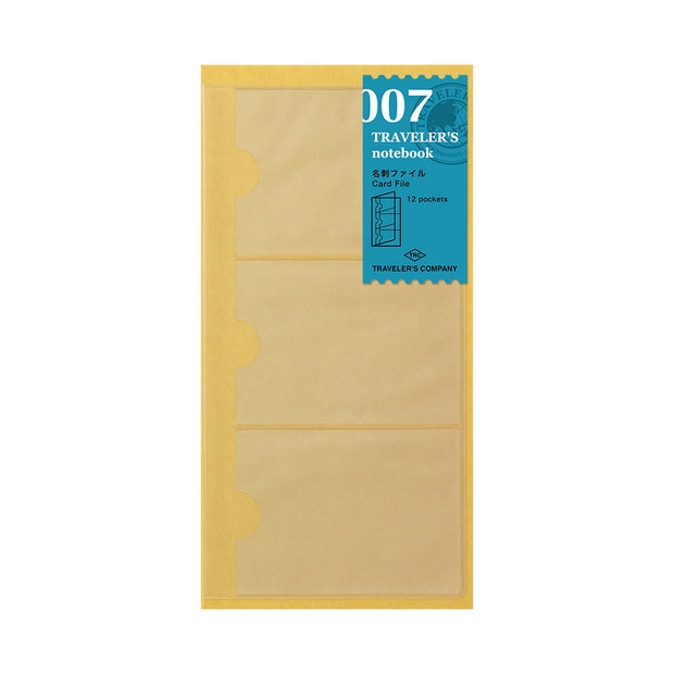 Traveler´s Notebook Refill 007 (Business Card File) for Regular Size