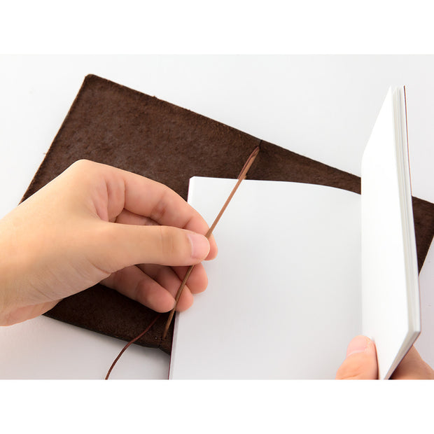 Traveler´s Notebook Starter Kit Passport Size, Brown - noteworthy