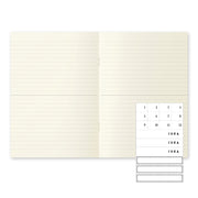 Midori MD Notebook Light A4 (Variant) - (Set of 3) - Lined