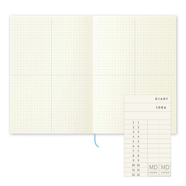 Midori MD Notebook Journal, A5 - Grid Block