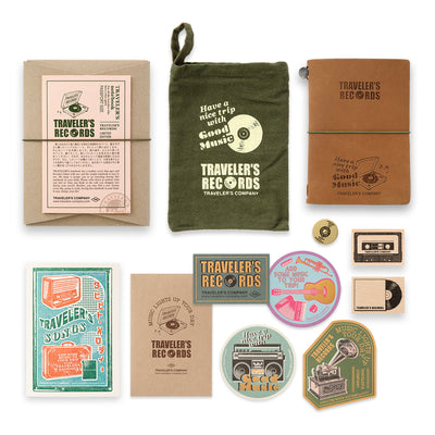 Traveler's Notebook Limited Edition Set, Passport Size - Records