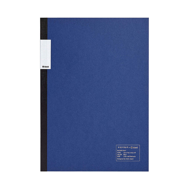 Kleid A5 2 mm Grid Foolscap Notebook - Blue