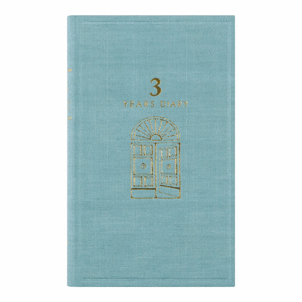 Midori 3 Years Diary, Light Blue - noteworthy