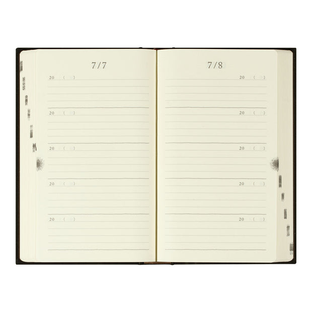 Midori 5 Years Diary, Black - noteworthy