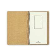 Traveler´s Company A5 Slim MD Paper White Spiral Ring Notebook - noteworthy