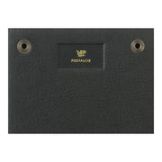 Postalco All Leather Snap Pad A5 - Charcoal Black
